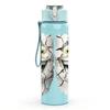 1PC Twin Ghost Funny Halloween Cartoon 750ml Color Plastic Sports Water Bottle Leakproof Flip Straw Lid Suitable for Sports Office Home Use
