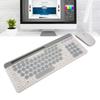 Wireless Keyboard Mouse Set Rechargeable Retro   2.4G Wireless   Keyboard Mouse Set