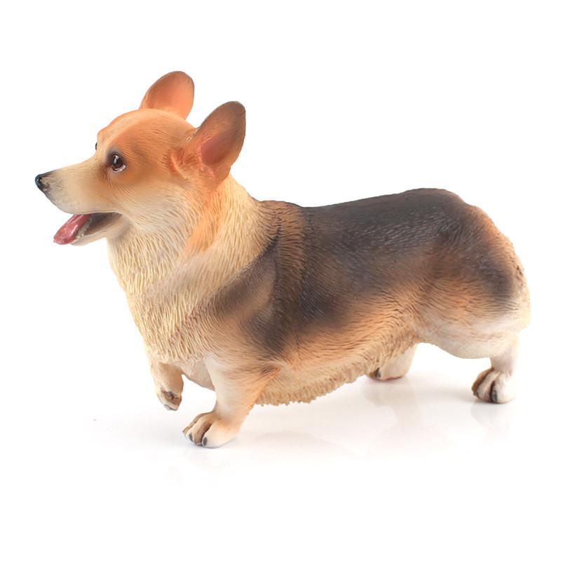 Realistic Corgi Dog Figure Pvc Static Model Toy For Animal Enthusiasts And Collectors