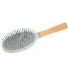 Detangling Hair Brush Portable Wooden Handle Scalp Massage Paddle Brush Styling Tool for Wet Dry Hair