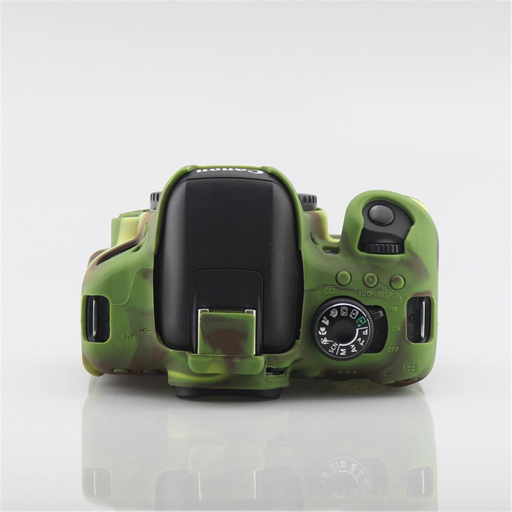 Soft Silicone Armor Camera Body Case For Canon EOS 750D 80D 800D 850D 1300D 1500D 200D 200D II Protective Skin Cover