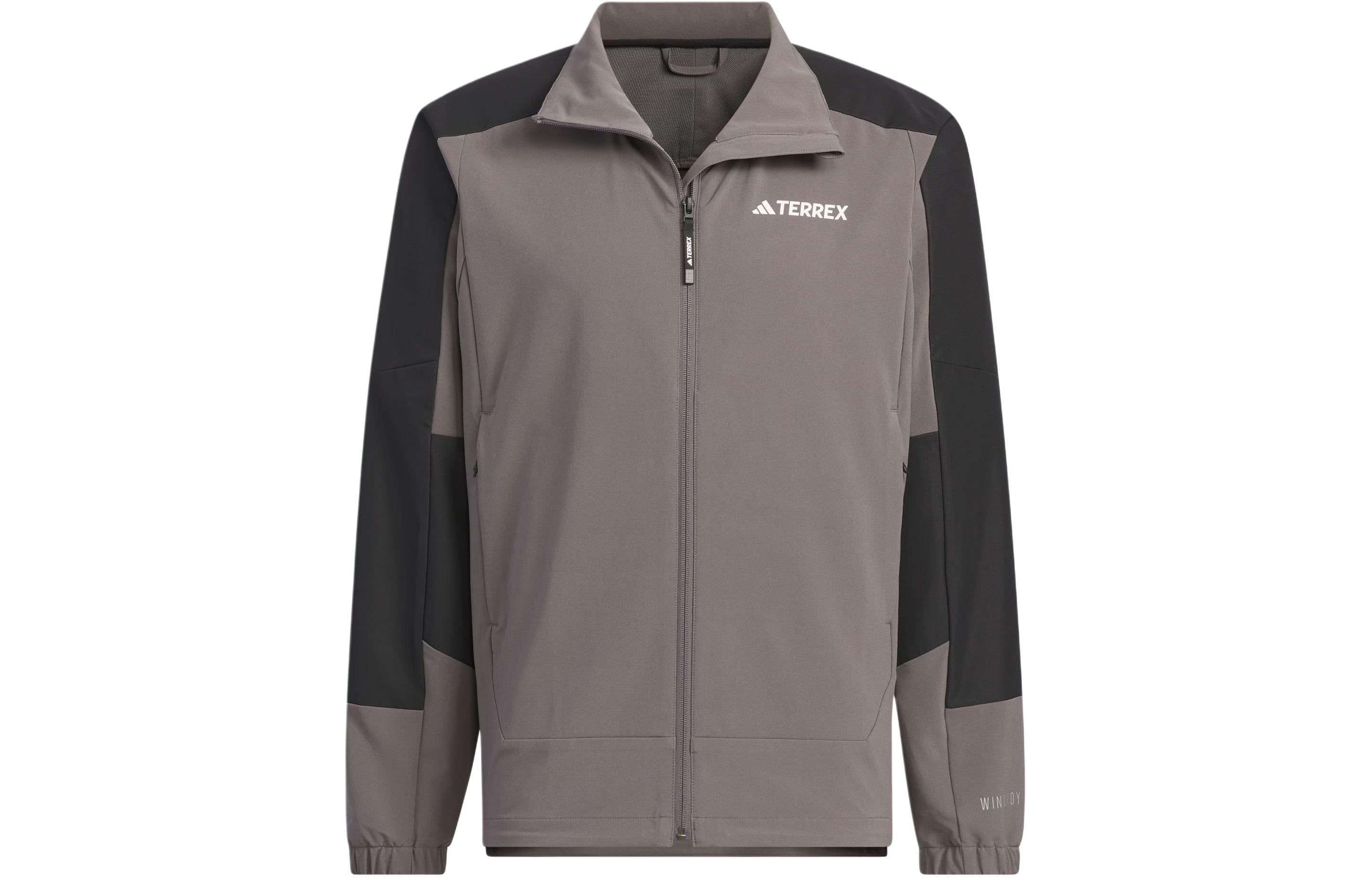 Adidas Wind.Rdy Softshell Non Hooded Retro Jackets & Coats Men s Charcoal Gray IP0734 L