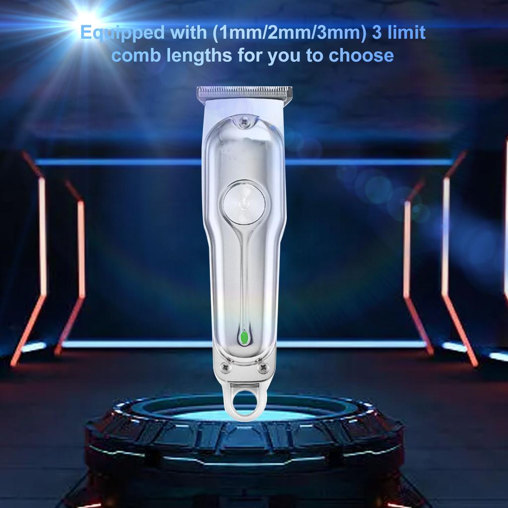 5W Hair Clipper Stainless Steel Rustproof Smooth Trimming for Travel Vacation Business Trips