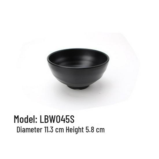 Imitation Porcelain Melamine Japanese Ramen and Rice Noodles Bowl Frosted Finish
