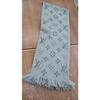 Used LOUIS VUITTON Light Gray Condition B Scarf