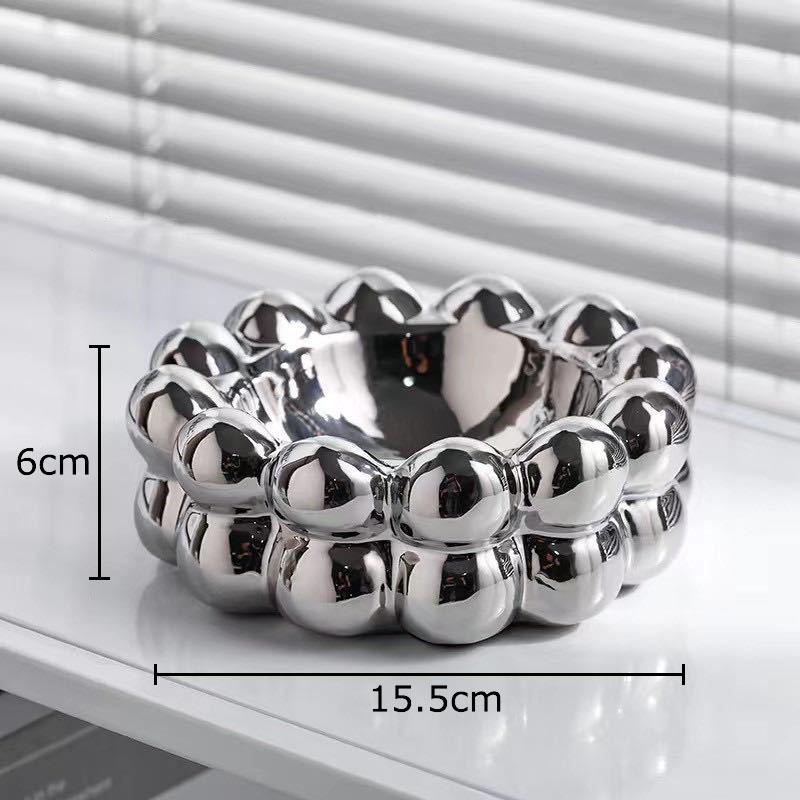 Creative Bubble Ball Circle Ashtray Ceramic Ash Tray Office Table Smoking Accessories for Weed Ashtrays Gift for Boyfriend