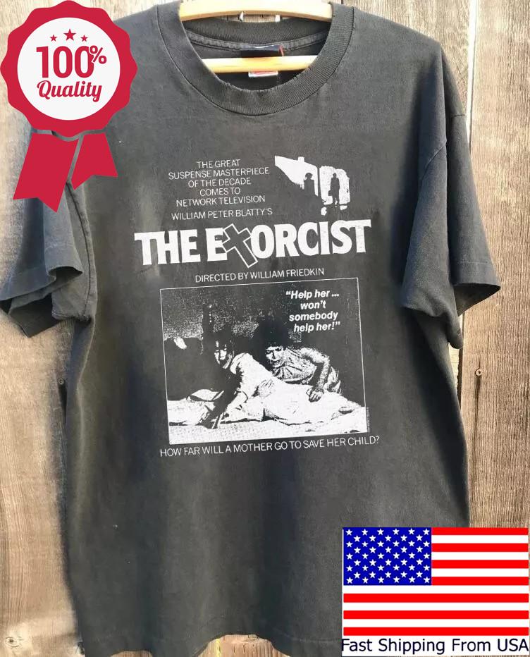 The Exorcist Shirt, The Exorcist Movie Charcoal T-shirt Unisex S-5XL Unisex T-Shirt XL
