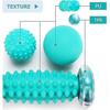 3 Sets Foot Massage Balls Hedgehog Ball and Foot Massage Roller Set for Plantar Fasciitis Pain Relief, Muscle Relaxation, Improve Circulation