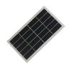 Solarmodul 2W Polysilizium Tragbares Solarladegerät mit Typ-C Handy Taschenlampe Solarmodul