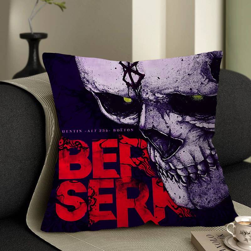 BerserkS Cushion Cover Pillowcase Upholstery Sofa Throw Pillow Home Decor Pillowcas