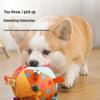 Dog Plush Squeaky Bell Toy Ball