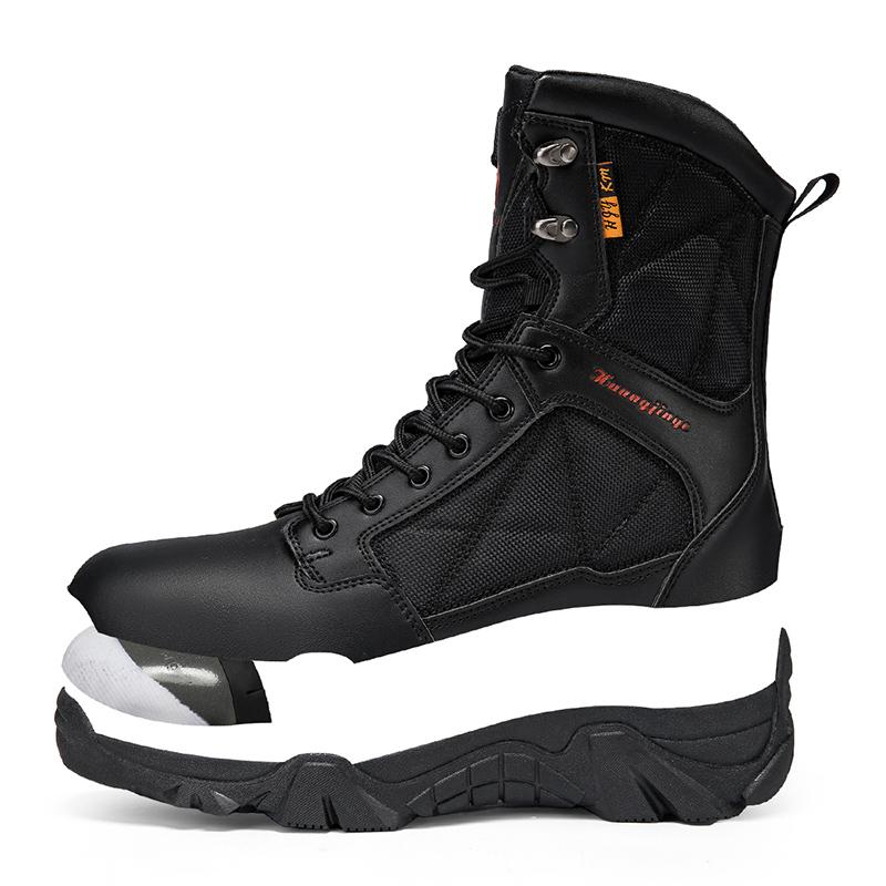 TUINANLE Pánské pracovní boty Podzimní outdoorové turistické boty Šněrovací horolezecké boty Prodyšné lovecké tréninkové boty Vysoké