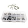 580 Pieces E Shaped Durable Fasteners External Retaining