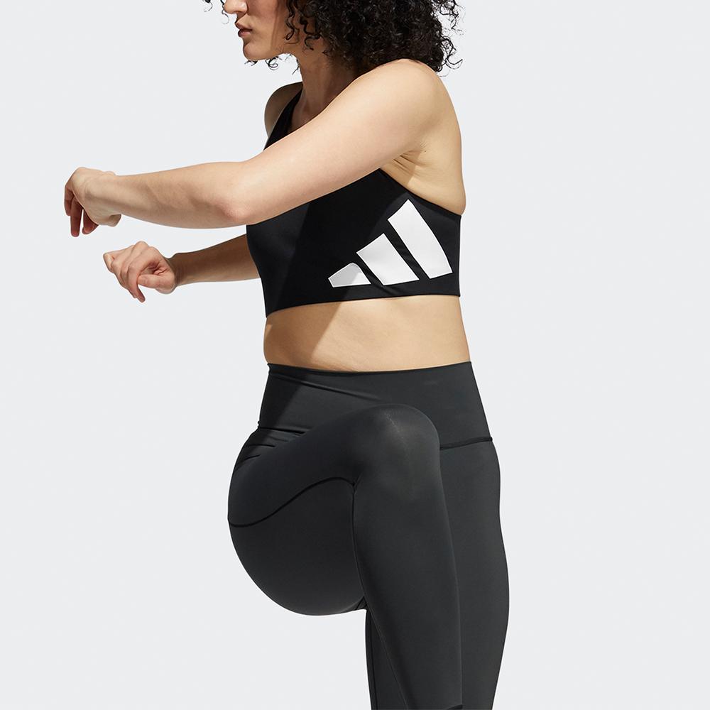 Adidas Ult Alpha 3Bar High-Intensity Sports Bra Women Underwear Black GR8205