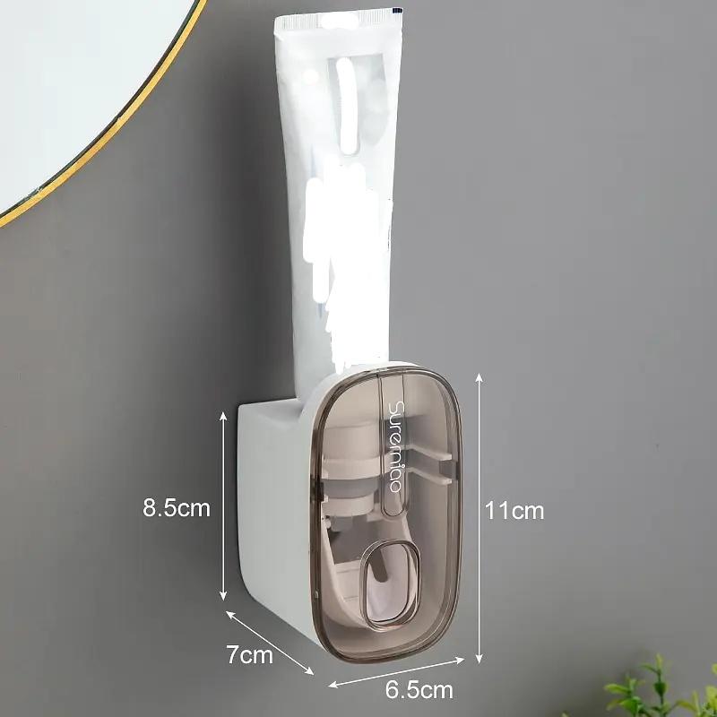 

1 шт. автоматический дозатор зубной пасты аксессуары для ванной комнаты настенное крепление ленивая соковыжималка для зубной пасты держатель зубной щетки