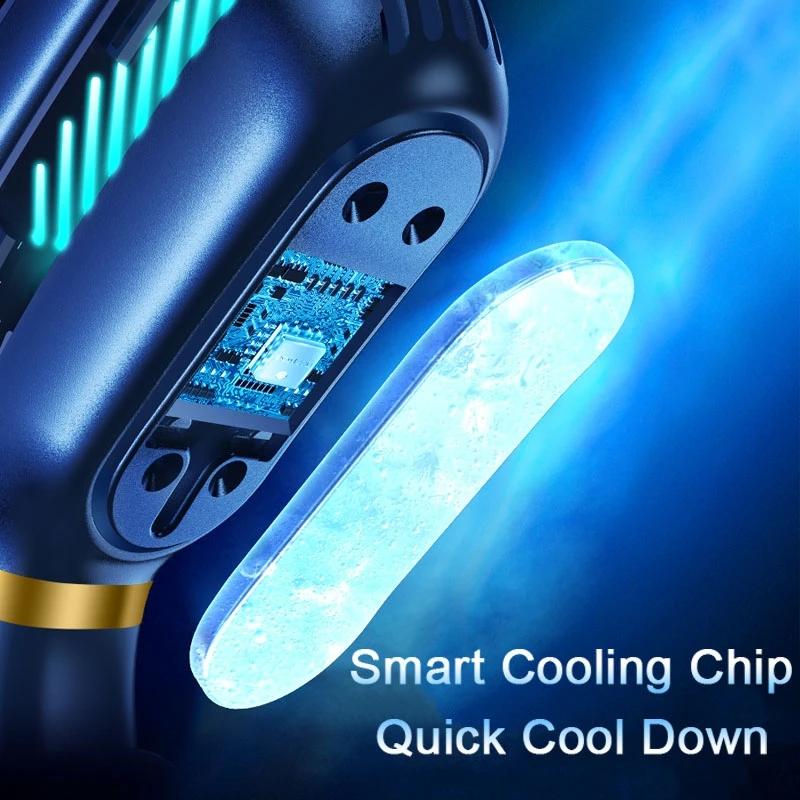 Portable Wearable Air Conditioner 2 In 1 Neck Hanging Cooler Warmer USB Rechargeable Personal Bladeless Fan for Travel Office