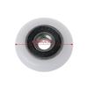 8pcs Bath Shower Door Rollers/Runners Pulleys 23mm Diameter Wheel Bathroom Replacement Part Enclosures Cabins