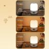 Eye-friendly LED Night Light: Bedroom, Dormitory, Desk & Bedside Lamp with Charging Function - Popular Atmosphere Lamp for Students