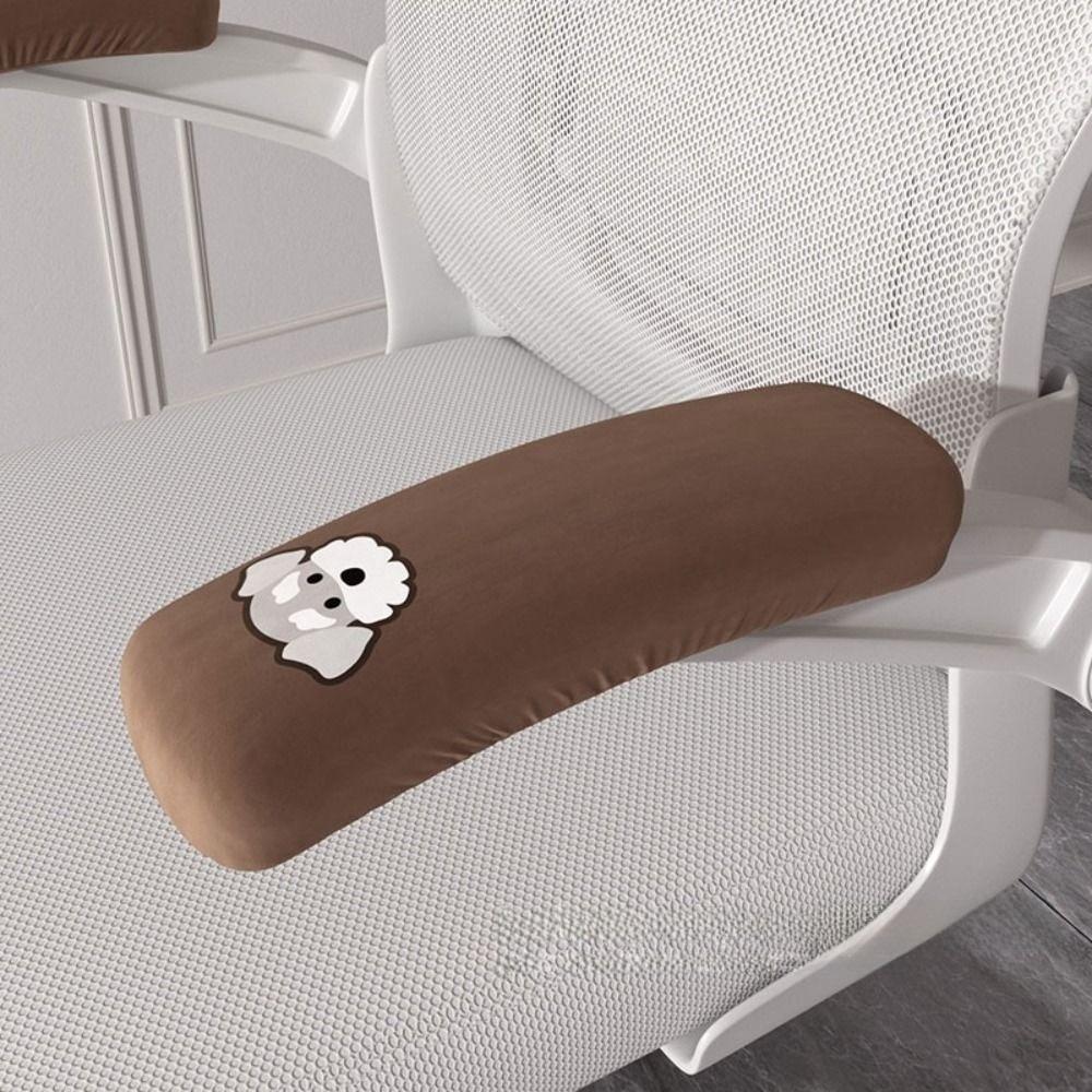 

Water Resistant Office Chair Seat Cover Slipcover for Rotating Computer Executive Chair dog 20-28cm