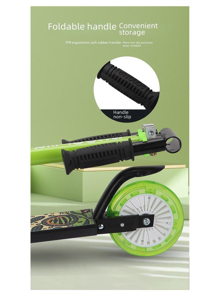 New children's aluminum alloy scooter for outdoor adventures