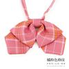 Jk Female College Style Pink Lazy Small Tie Japanese Plaid Uniform Shirt Student Ins Men'S And Women'S Tide Short Bow Tie