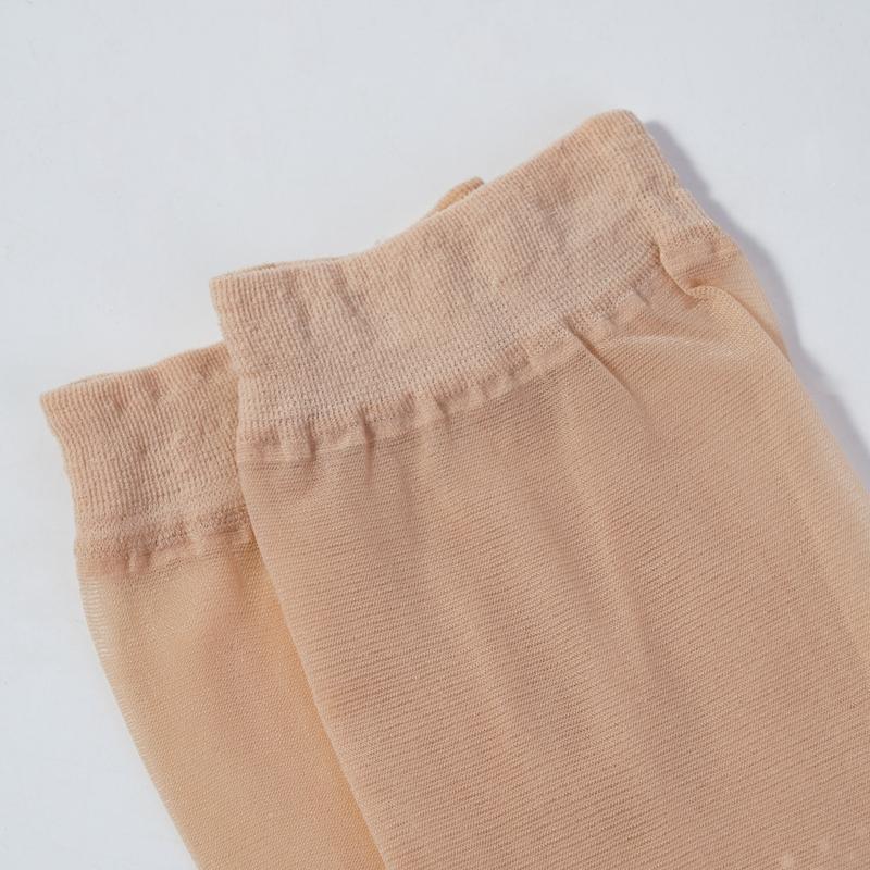 Sommer Damen Spitzensocken Kristallglas Seide Kurze Dünne