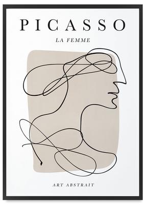 Poster Pablo Picasso Portrait Face