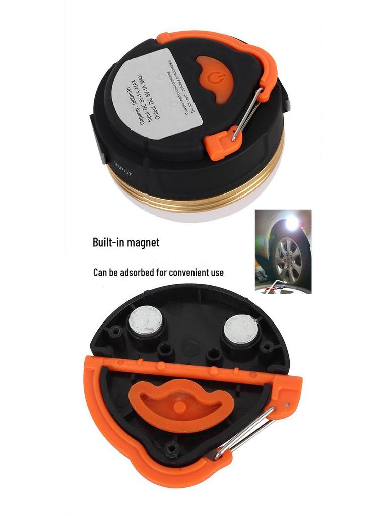 USB Rechargeable LED Camping Lantern - Waterproof, Handheld Outdoor Tent Light