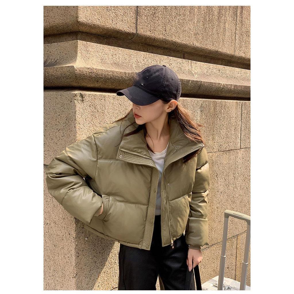 Women Cotton Padded Jacket Winter Parkas Cropped Down Cotton Oversize Jacket Puffer Snow Coats Waterproof Outerwear