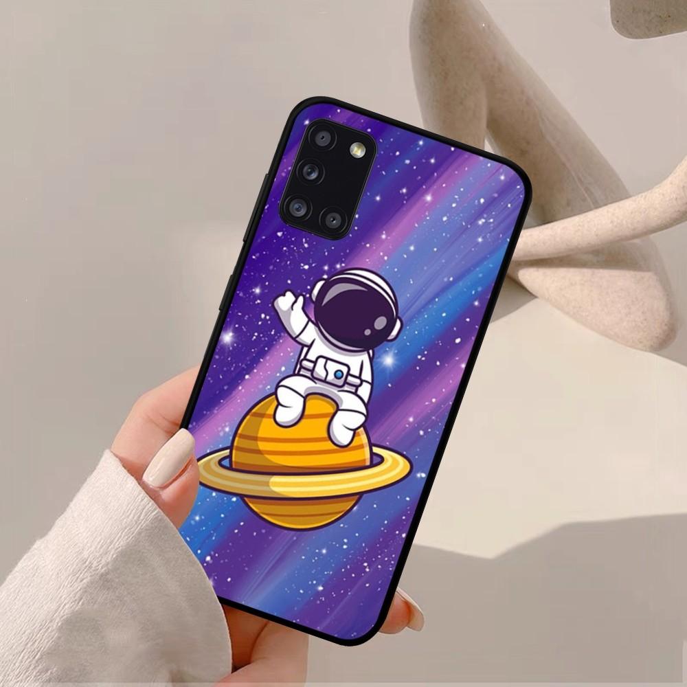 Space Astronaut Cartoon Phone Case For Samsung A 10 11 12 13 20 21 22 30 31 32 40 51 52 53 70 71 72 73 91 13 Shell