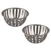 2 Stück Edelstahl Runde Form Verstopfungssicherer Dachablauf Bodenablauf für Garten Balkon(75 mm)