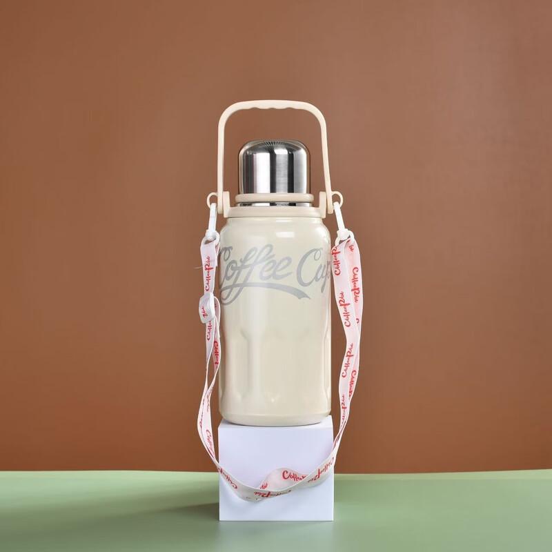 Duoli 316 Stainless Steel Insulated Thermos Bottle with Strap