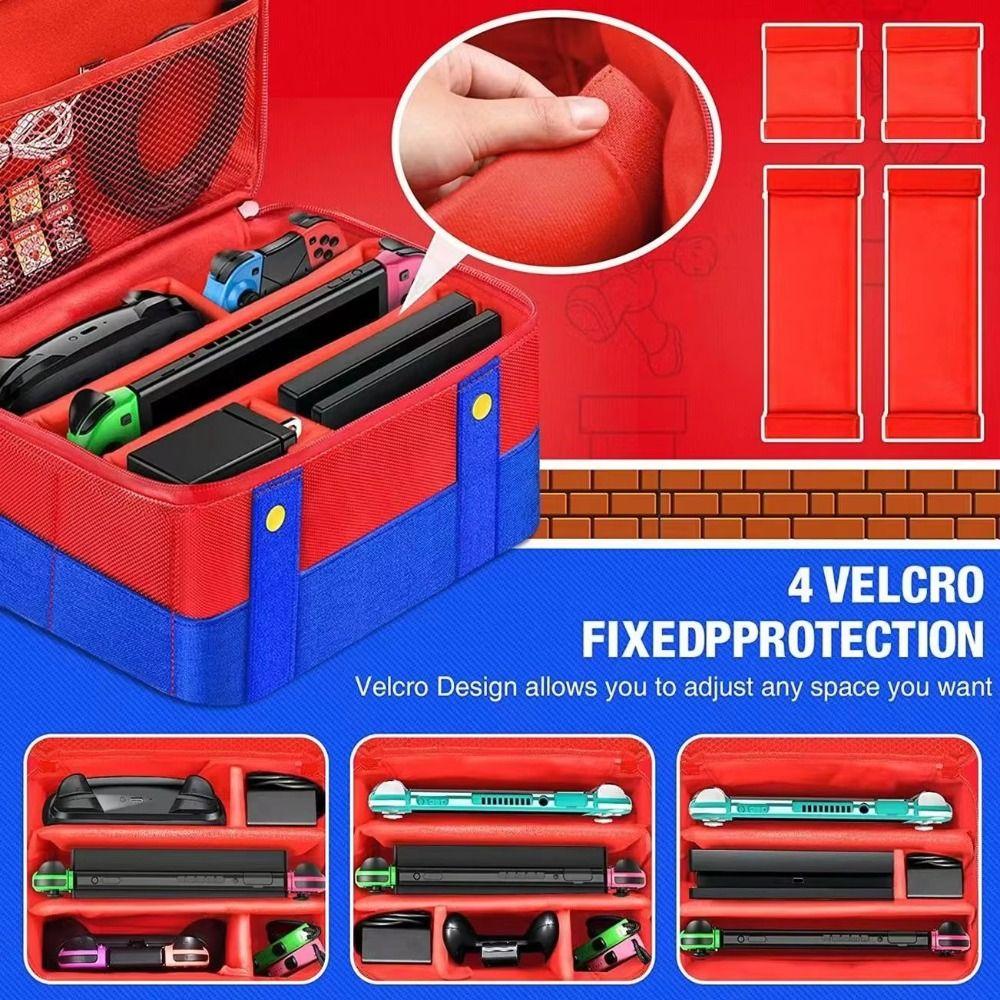 Large Capacity Storage Bag Portable Handbag New Carrying Protective Case for Nintendo Switch OLED