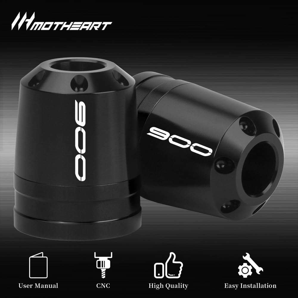 MotHeart Motorcycle Bar End Slider Compatible with Z900 2017-2025 Motorcycle