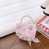 Snowflake Frozen Pattern Childrens Small Crossbody Bag With Material Sequin