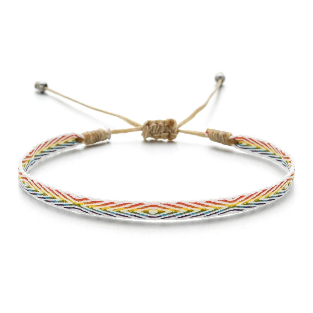 ZMZY Boho Weave Ethnic Girl Bracelets for Bohemia Women Bracelet Fashion Girl Colombian Wayuu Female Summer Beach Jewelry