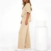 Women's Two,Piece Summer Slightly Loose Top And Pants Casual Set
