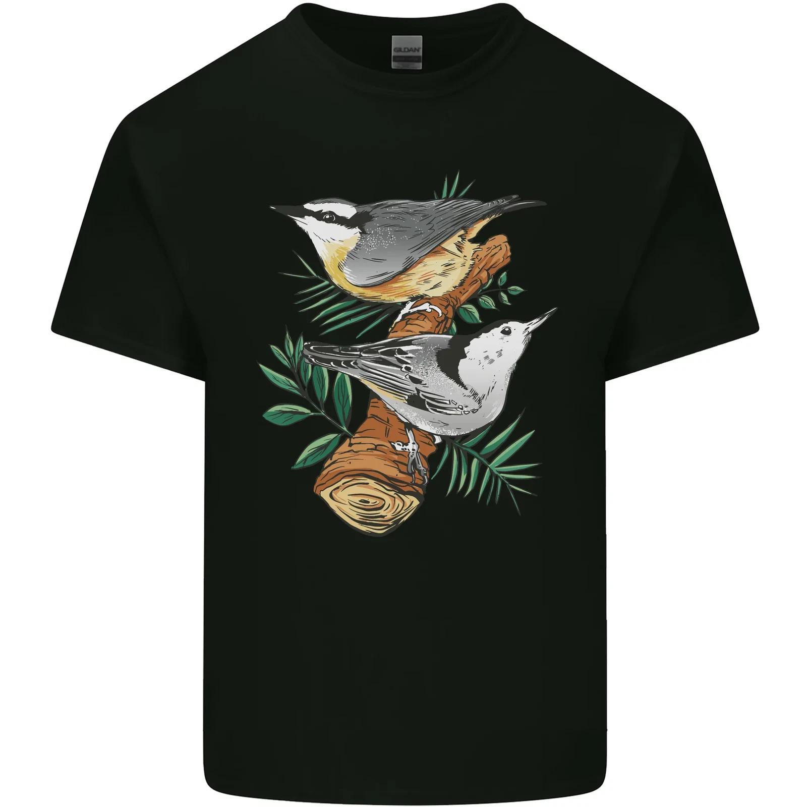 Nuthatch Garden Bird Watching Kids T-Shirt Childrens 2XL