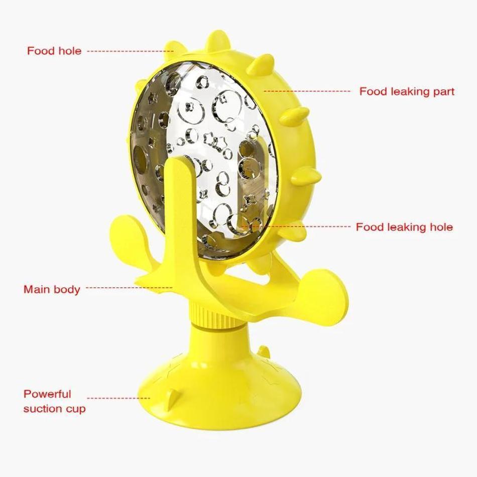 1 Pcs Interactive Feeding Funny Leaking Slow Food Feeder Carousel Pet Pet Supplies Leaking Ball IQ Training Pet Cats And Dogs