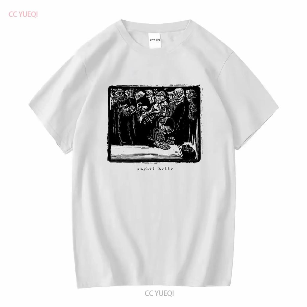 YAPHET KOTTO T-shirt band post-emo hardcore manica lunga o corta vintage lavata morbida top per l'uso quotidiano elasticizzato uomo