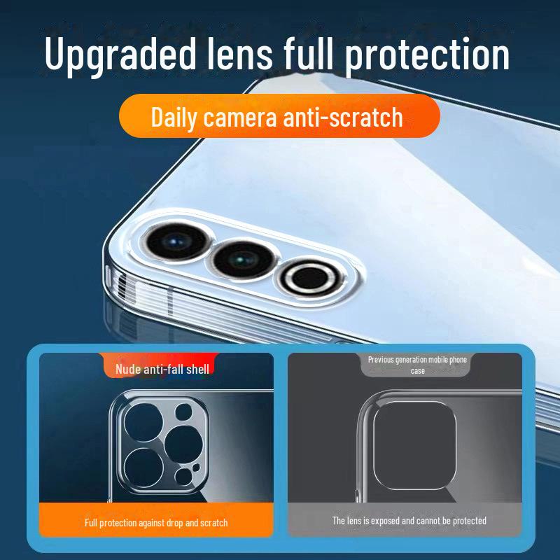 OnePlus Ace 3V/2 Pro Transparent Silicone Protective Cover (Fits Ace 2 Pro, 11, 10T, 9R, 8)