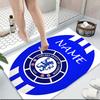 Custom Name Chelsea Heart London Crest Carpet Rug Customizable Soft Washable Anti-Slip Home Living Room Sofa Mats Personalized Rug. 0909238