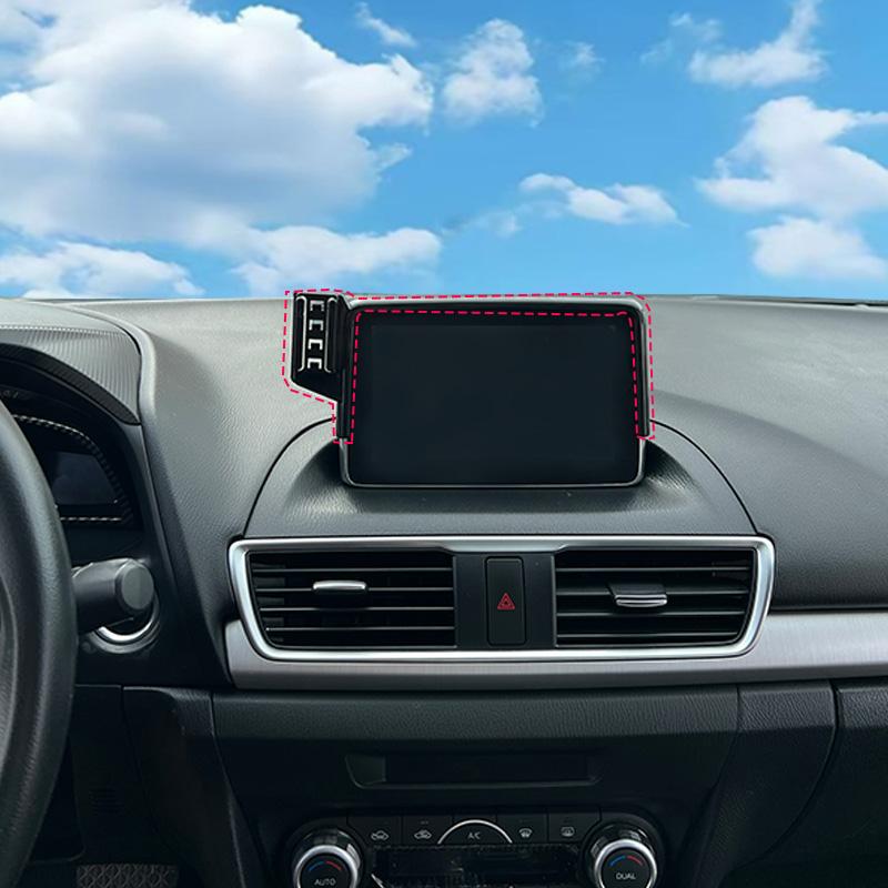 Car Phone Holder For Mazda 2 Demio Hatchback 2015-2019 2020 Screen Mobile Phone Support Car Mounts Wireless Charging Accessories Gbmqn50