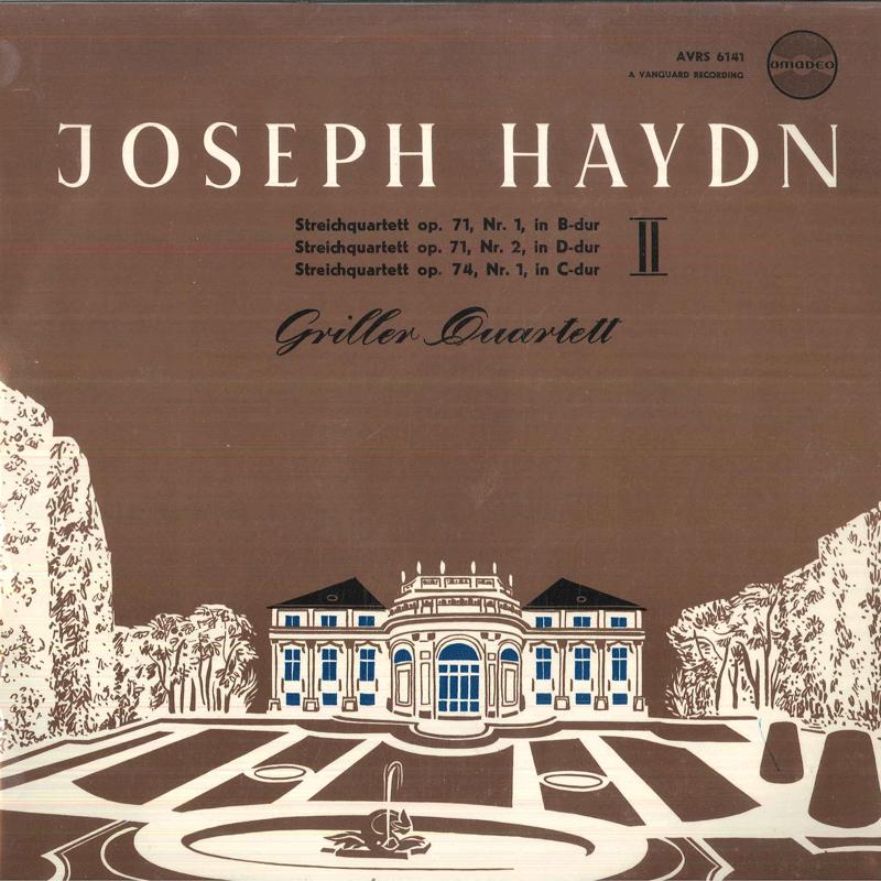 

LP Record GRILLER STRING QUARTET HaydnStreichquartette Op 71 und Op AVRS6141 AMADEO Austria Classical Used