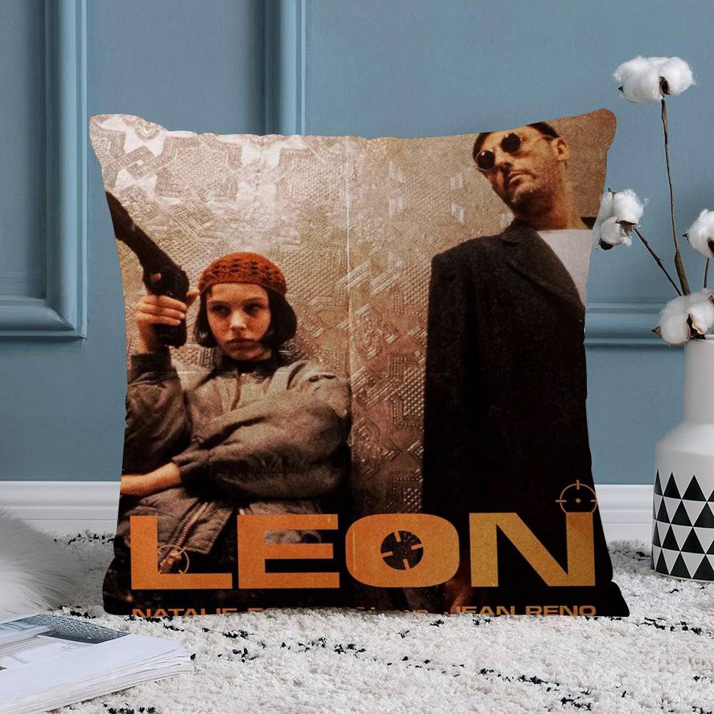 

Classic Movie Leon The Professional Home Pillow Cushion Cover Pillowcase Living Room Sofa Home Decor Customized 30x30 cm