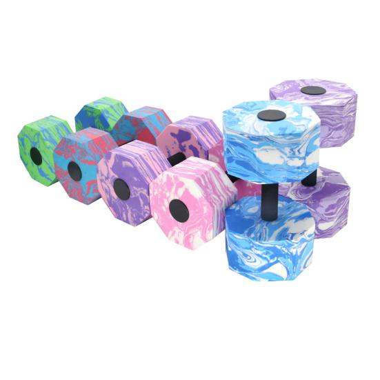 Water Sports Dumbbells Lightweight High-Density EVA Foam Barbells Easy to Grasp Men Women Fitness Dumbbells