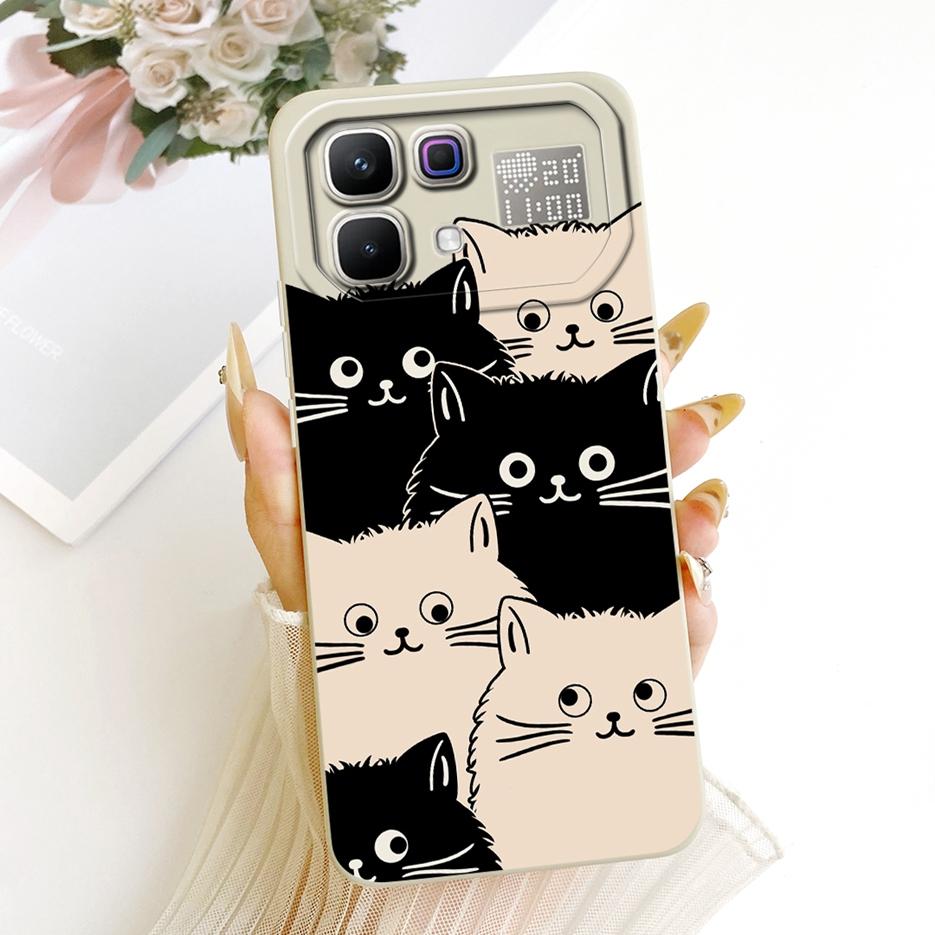 Für Infinix Note 60 Pro Hülle X6878 Niedliche Katze Astronaut Cartoon Hülle Weiche Silikonhülle Für Infinix Note 60 Ultra Note60 Pro Taschen