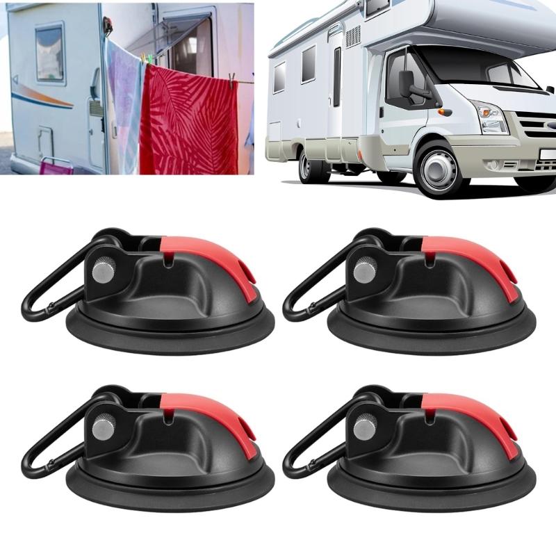 Vacuum Suctions Cup Hook Set Strong SelfAdhesives Door Wall Hangers Hook for Camping, Beach, and Fishing Scenarios