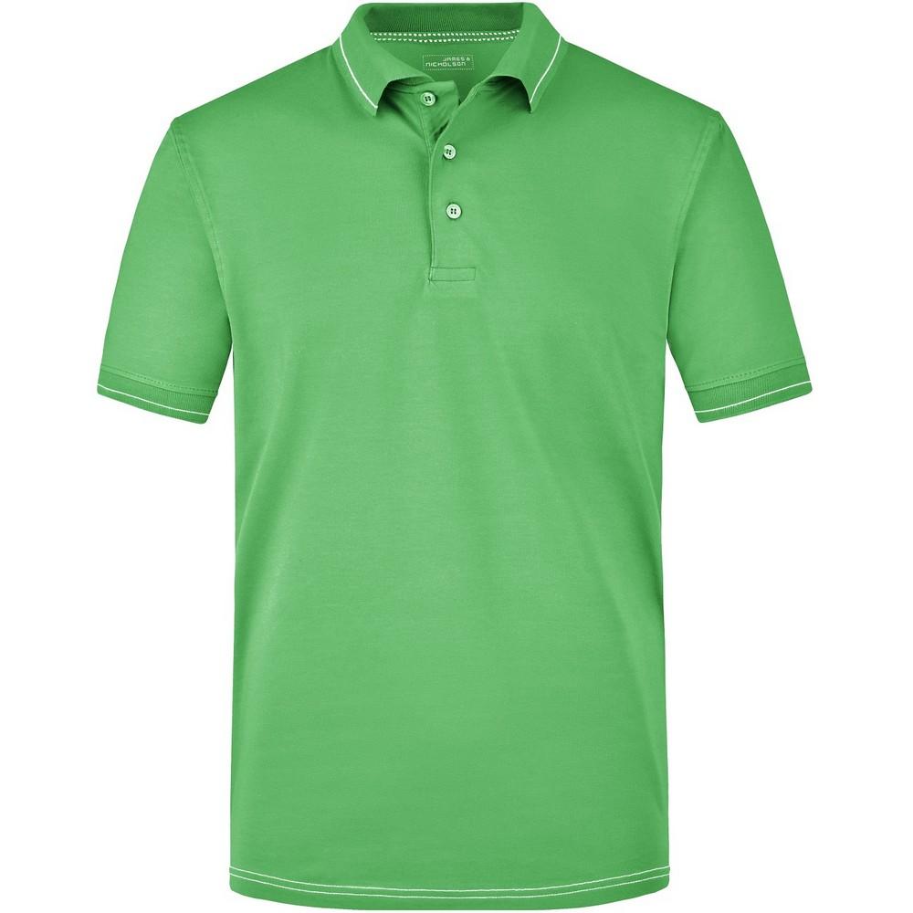 James and Nicholson Mens Elasticated Polo Shirt