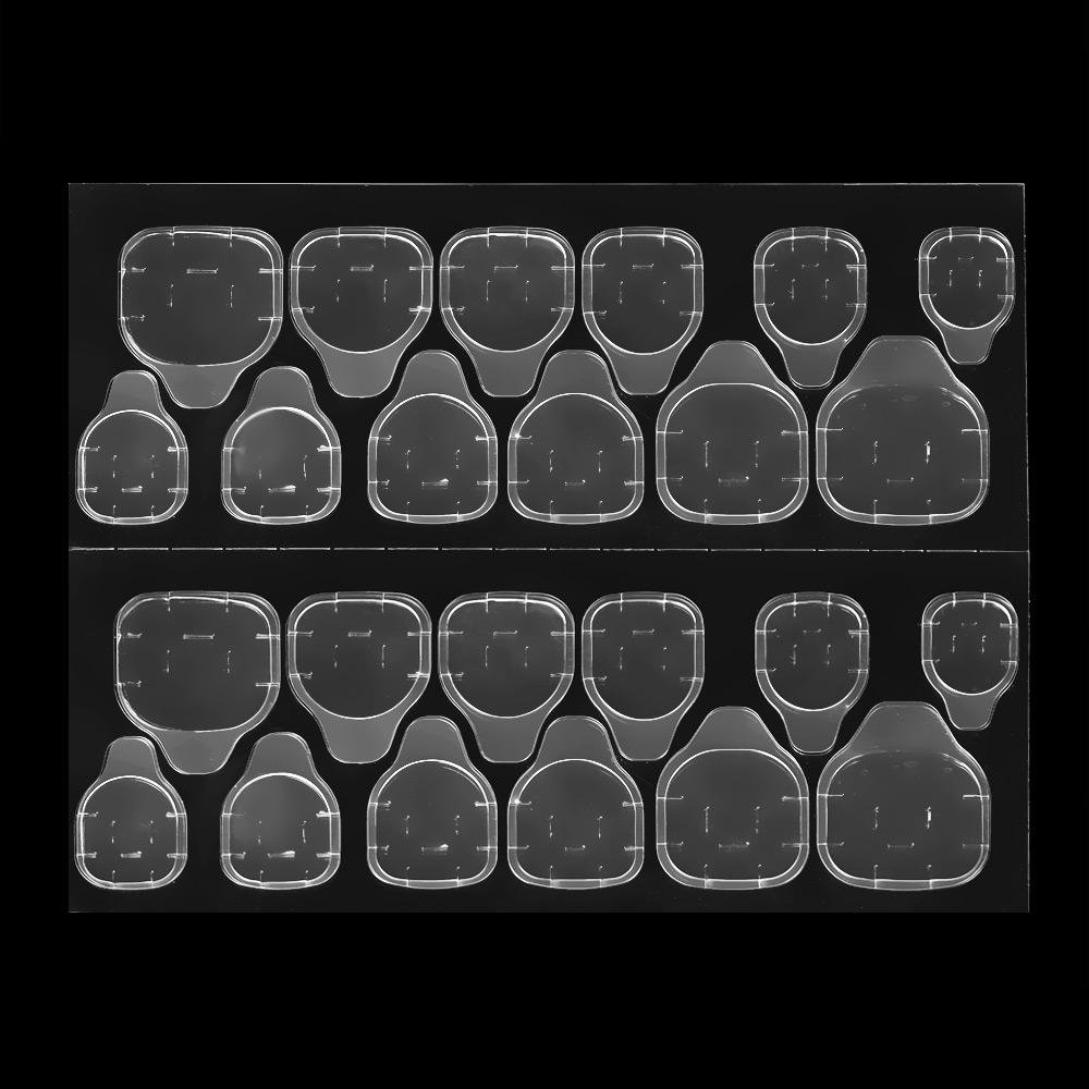 Women Transparent DIY Adhesive Tapes False Nail Tips Double Sided Stickers Extension Tool